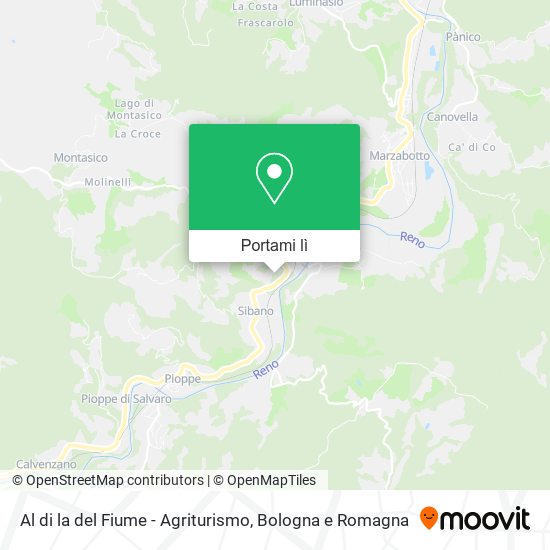 Mappa Al di la del Fiume - Agriturismo
