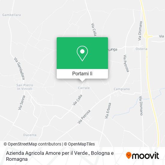 Mappa Azienda Agricola Amore per il Verde.