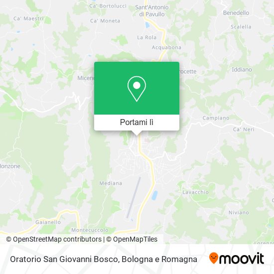 Mappa Oratorio San Giovanni Bosco