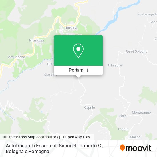 Mappa Autotrasporti Esserre di Simonelli Roberto C.