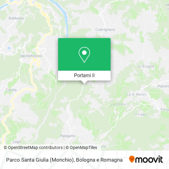 Mappa Parco Santa Giulia (Monchio)