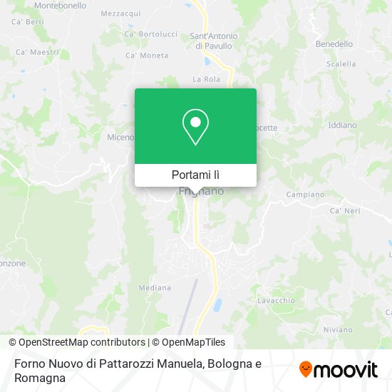 Mappa Forno Nuovo di Pattarozzi Manuela