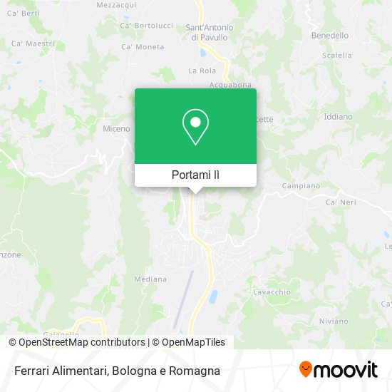 Mappa Ferrari Alimentari