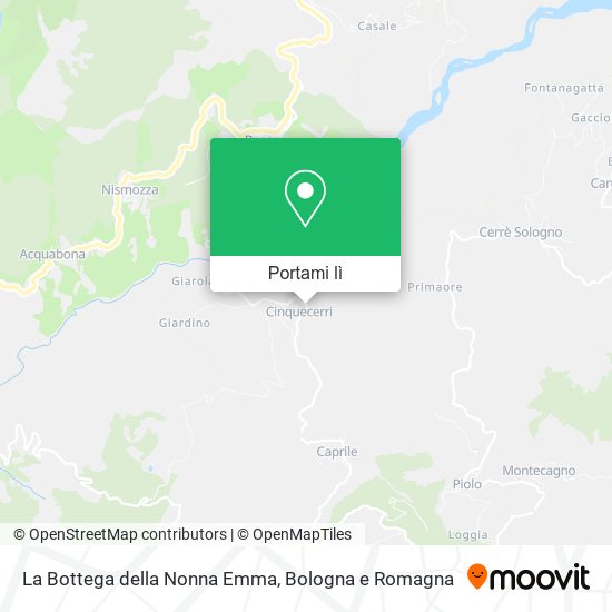 Mappa La Bottega della Nonna Emma