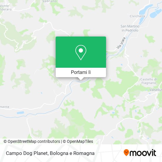 Mappa Campo Dog Planet