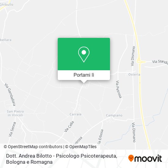 Mappa Dott. Andrea Bilotto - Psicologo Psicoterapeuta