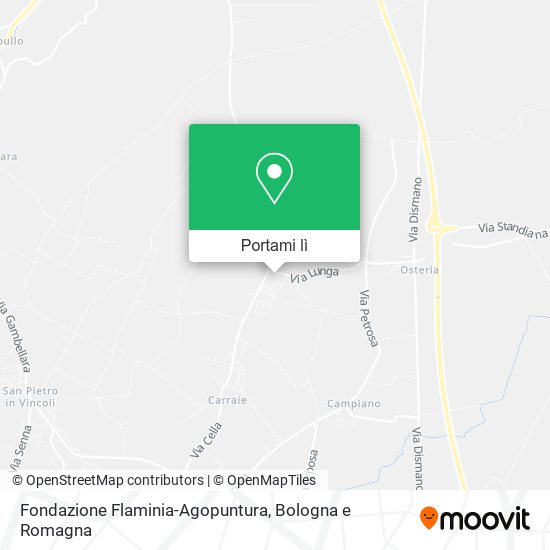 Mappa Fondazione Flaminia-Agopuntura
