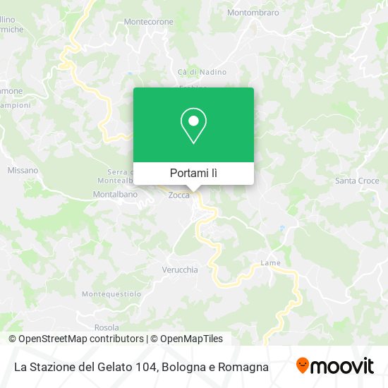 Mappa La Stazione del Gelato 104