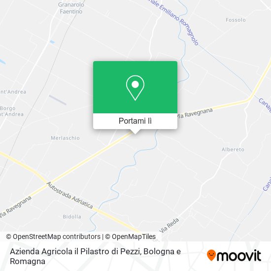 Mappa Azienda Agricola il Pilastro di Pezzi