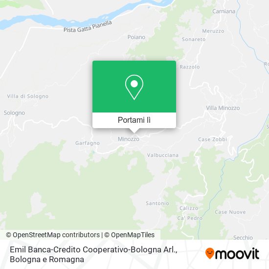 Mappa Emil Banca-Credito Cooperativo-Bologna Arl.