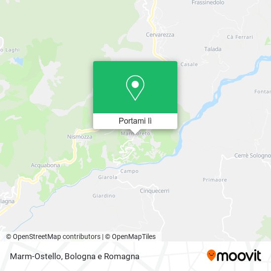 Mappa Marm-Ostello
