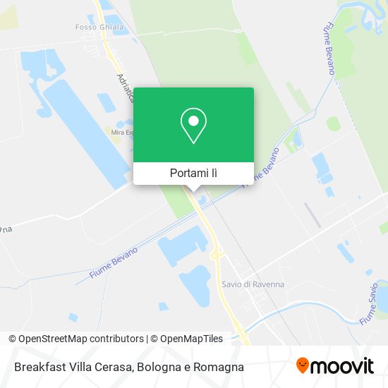 Mappa Breakfast Villa Cerasa