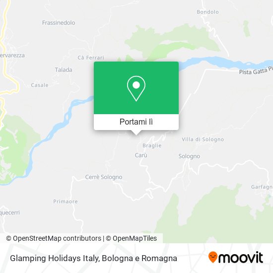 Mappa Glamping Holidays Italy