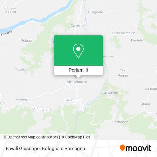Mappa Favali Giuseppe