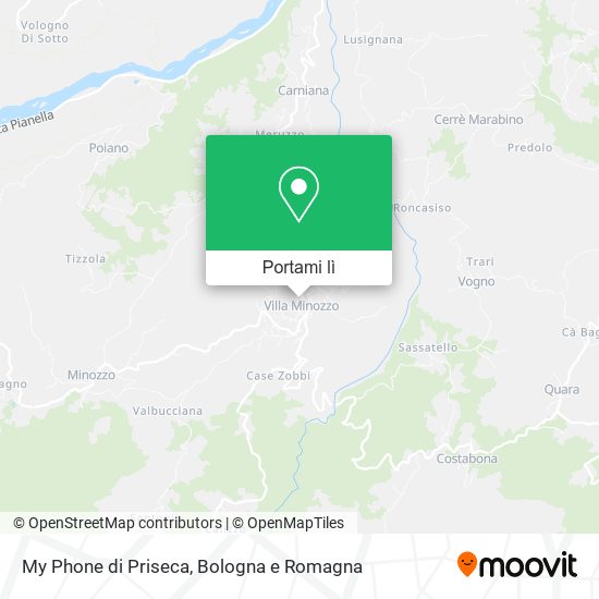 Mappa My Phone di Priseca