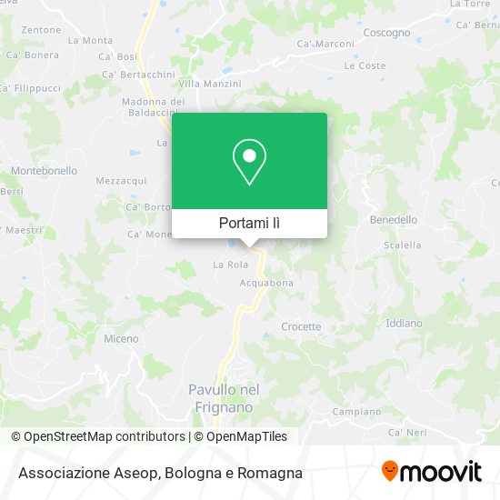 Mappa Associazione Aseop