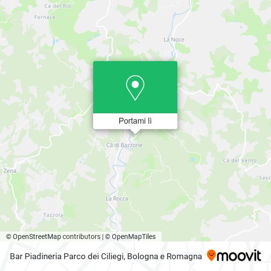 Mappa Bar Piadineria Parco dei Ciliegi