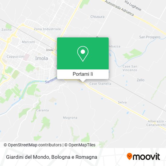 Mappa Giardini del Mondo