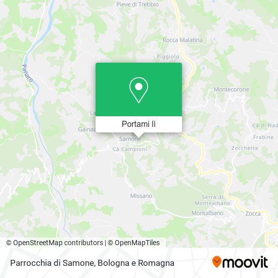 Mappa Parrocchia di Samone