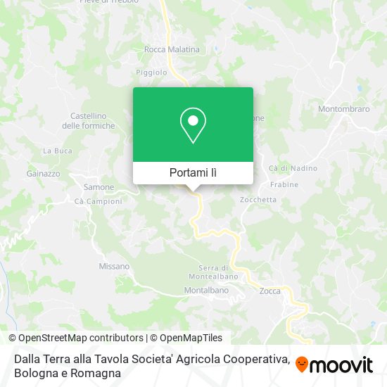 Mappa Dalla Terra alla Tavola Societa' Agricola Cooperativa