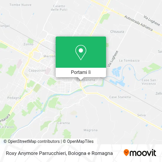 Mappa Roxy Anymore Parrucchieri
