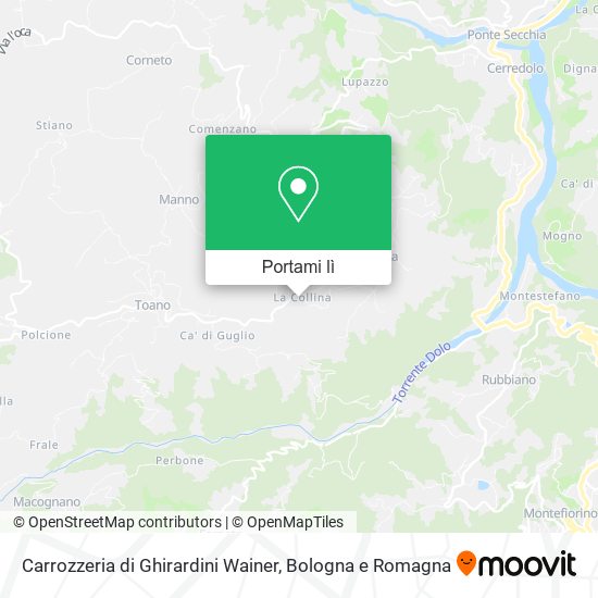 Mappa Carrozzeria di Ghirardini Wainer