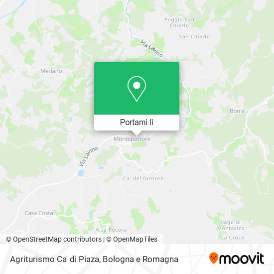 Mappa Agriturismo Ca' di Piaza