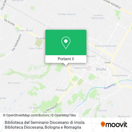 Mappa Biblioteca del Seminario Diocesano di Imola Biblioteca Diocesana