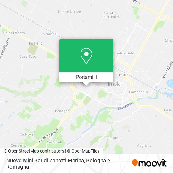 Mappa Nuovo Mini Bar di Zanotti Marina