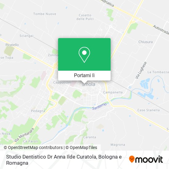 Mappa Studio Dentistico Dr Anna Ilde Curatola