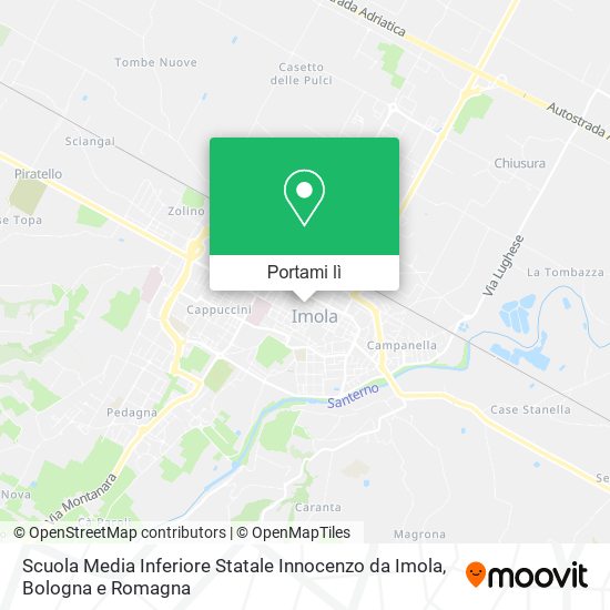 Mappa Scuola Media Inferiore Statale Innocenzo da Imola