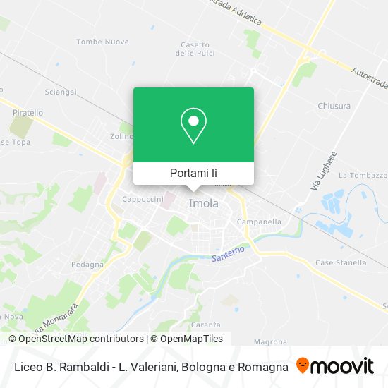 Mappa Liceo B. Rambaldi - L. Valeriani