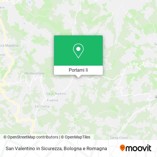 Mappa San Valentino in Sicurezza