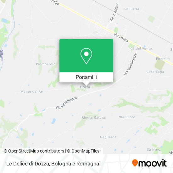 Mappa Le Delice di Dozza