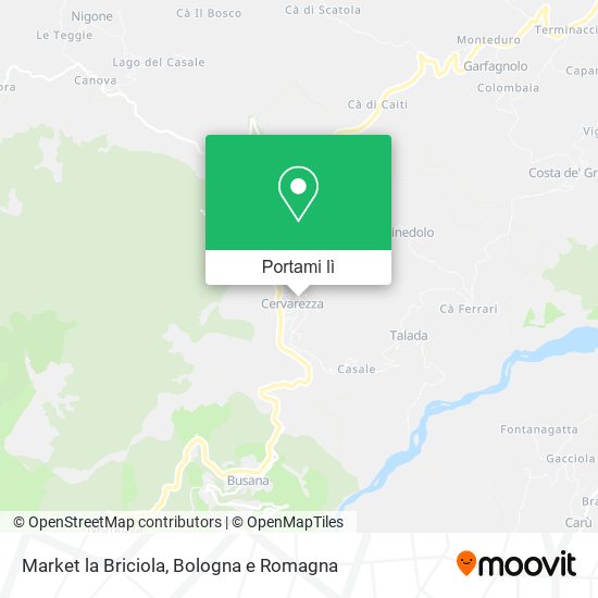 Mappa Market la Briciola