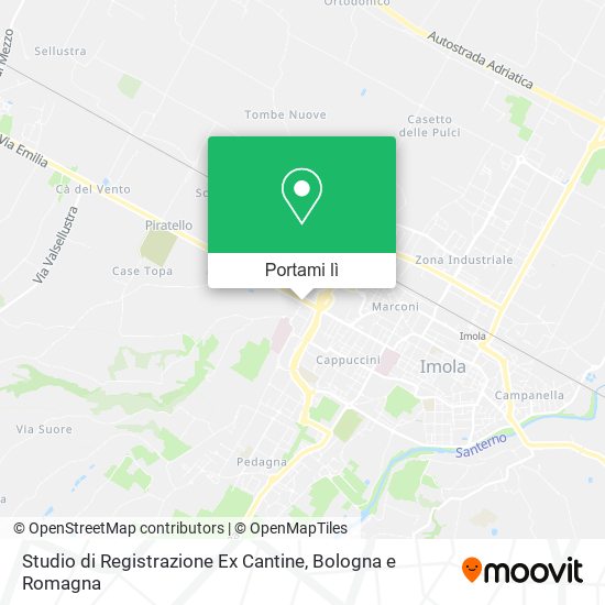 Mappa Studio di Registrazione Ex Cantine