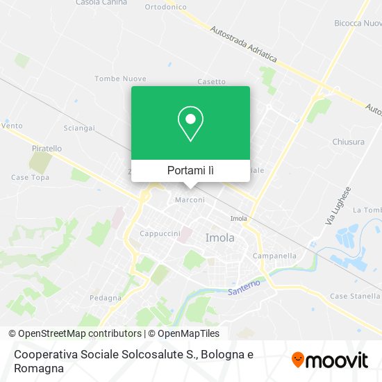 Mappa Cooperativa Sociale Solcosalute S.