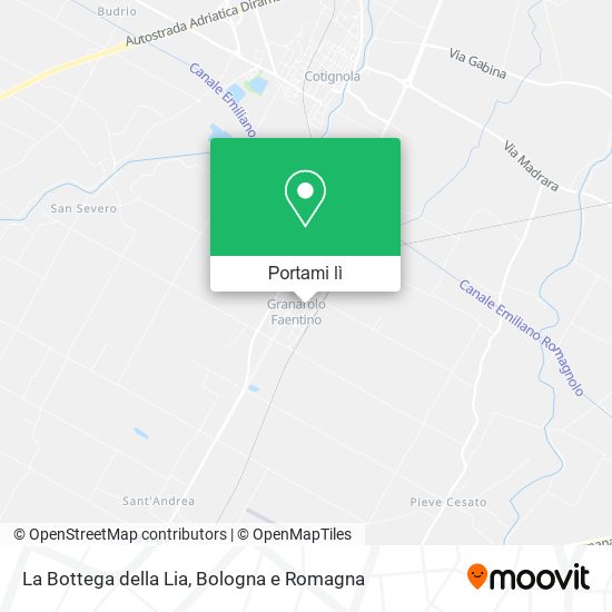 Mappa La Bottega della Lia