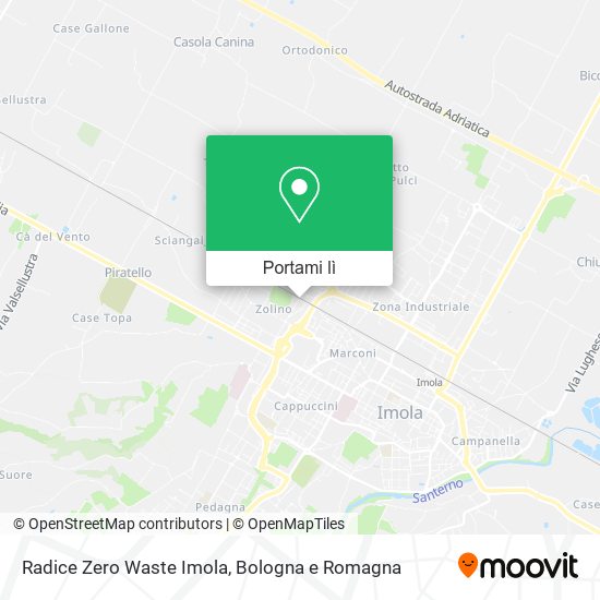Mappa Radice Zero Waste Imola