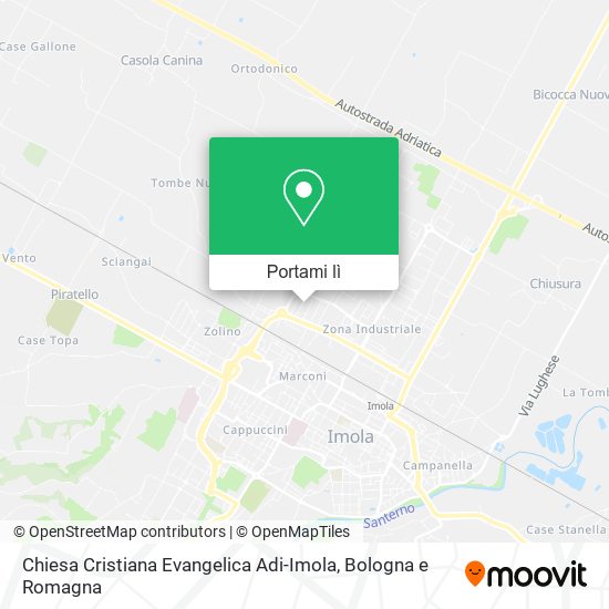 Mappa Chiesa Cristiana Evangelica Adi-Imola