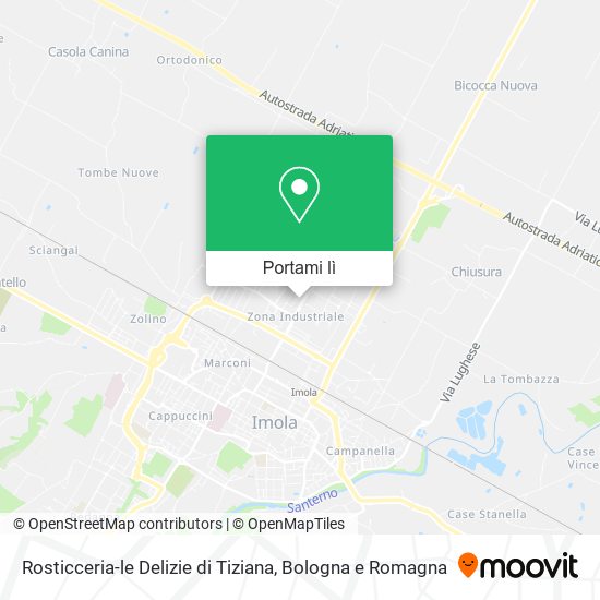 Mappa Rosticceria-le Delizie di Tiziana
