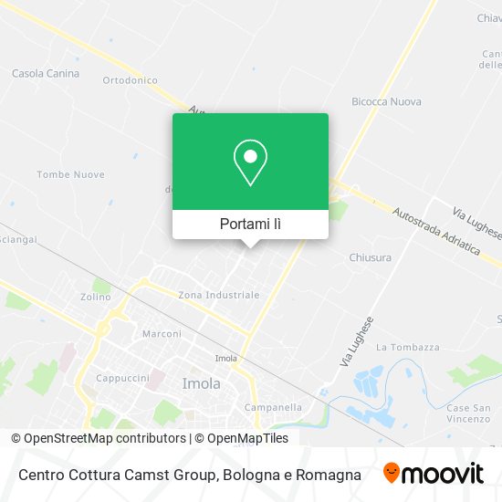 Mappa Centro Cottura Camst Group