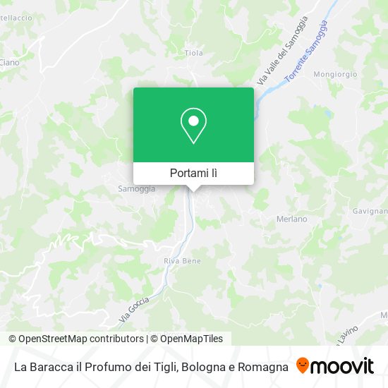 Mappa La Baracca il Profumo dei Tigli