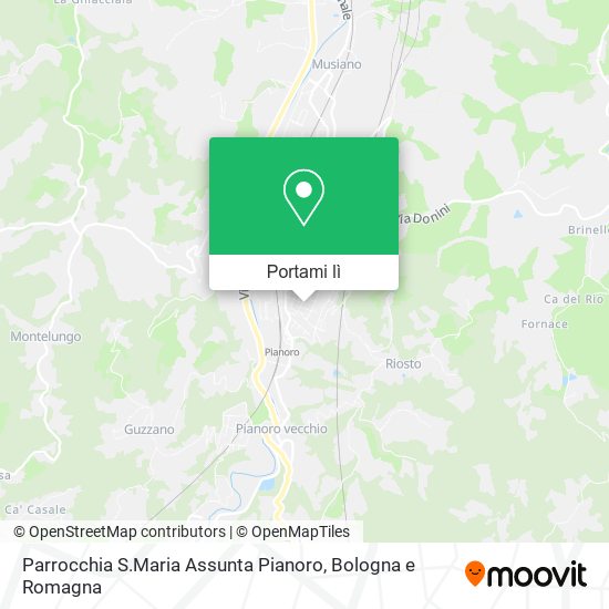 Mappa Parrocchia S.Maria Assunta Pianoro
