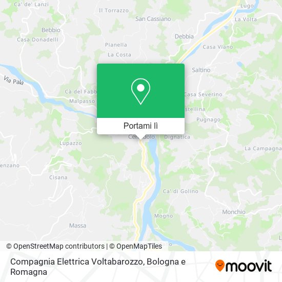 Mappa Compagnia Elettrica Voltabarozzo