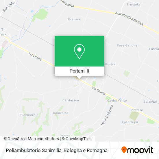 Mappa Poliambulatorio Sanimilia