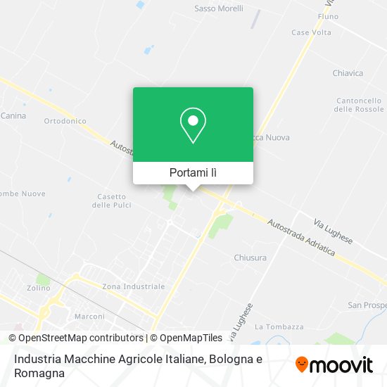 Mappa Industria Macchine Agricole Italiane