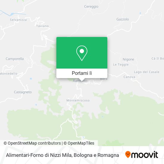 Mappa Alimentari-Forno di Nizzi Mila