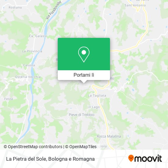 Mappa La Pietra del Sole