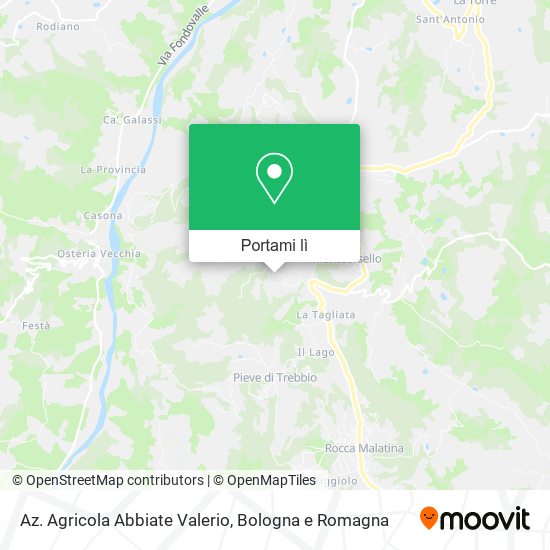 Mappa Az. Agricola Abbiate Valerio